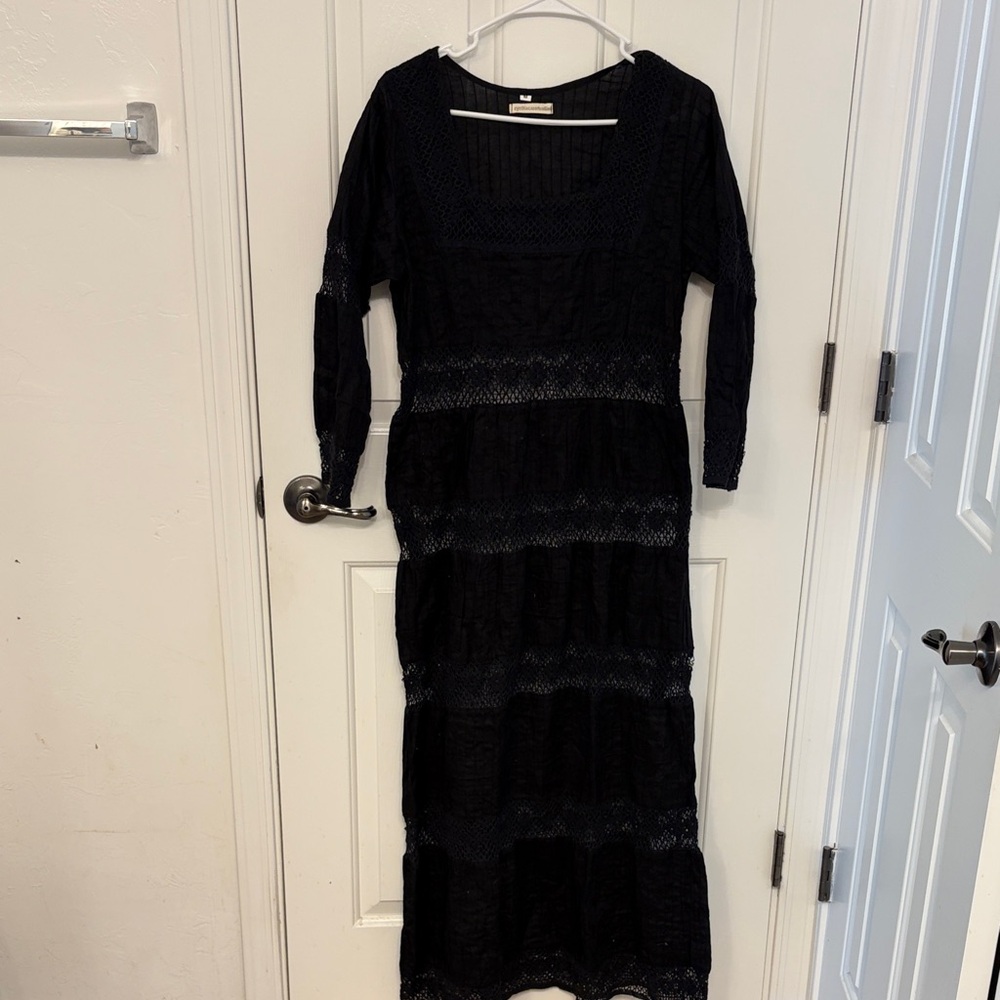 cynthia cazort collins black lace resort dress - Picture 2 of 5